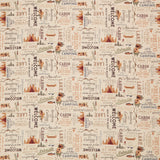 Living The Dream Flannel - Words Light Caramel Yardage