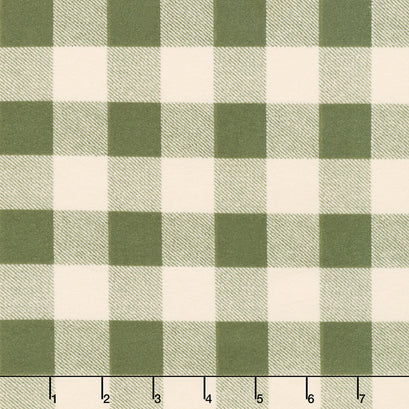 Living The Dream Flannel - Plaid Forest Yardage