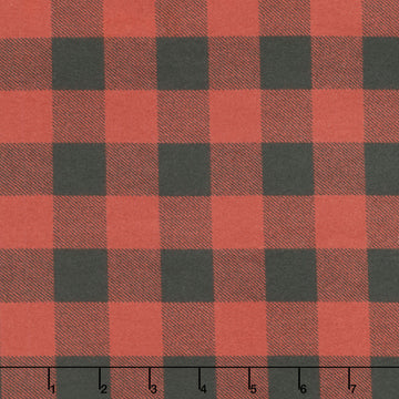 Living The Dream Flannel - Plaid Red Yardage