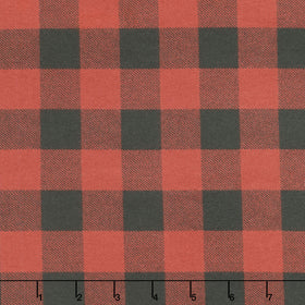 Living The Dream Flannel - Plaid Red Yardage