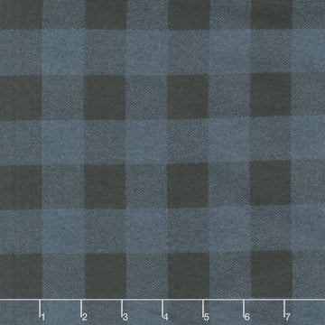 Living The Dream Flannel - Plaid Light Navy Yardage
