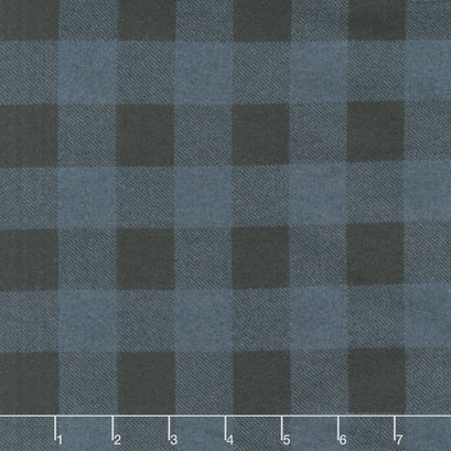 Living The Dream Flannel - Plaid Light Navy Yardage