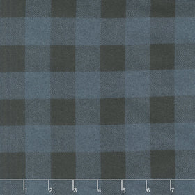 Living The Dream Flannel - Plaid Light Navy Yardage