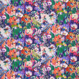 Sunset Meadow - Blooms Purple Yardage