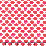 Love Matters - Lips White Yardage