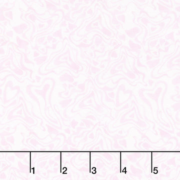 Love Matters - Tonal Hearts Light Pink Yardage
