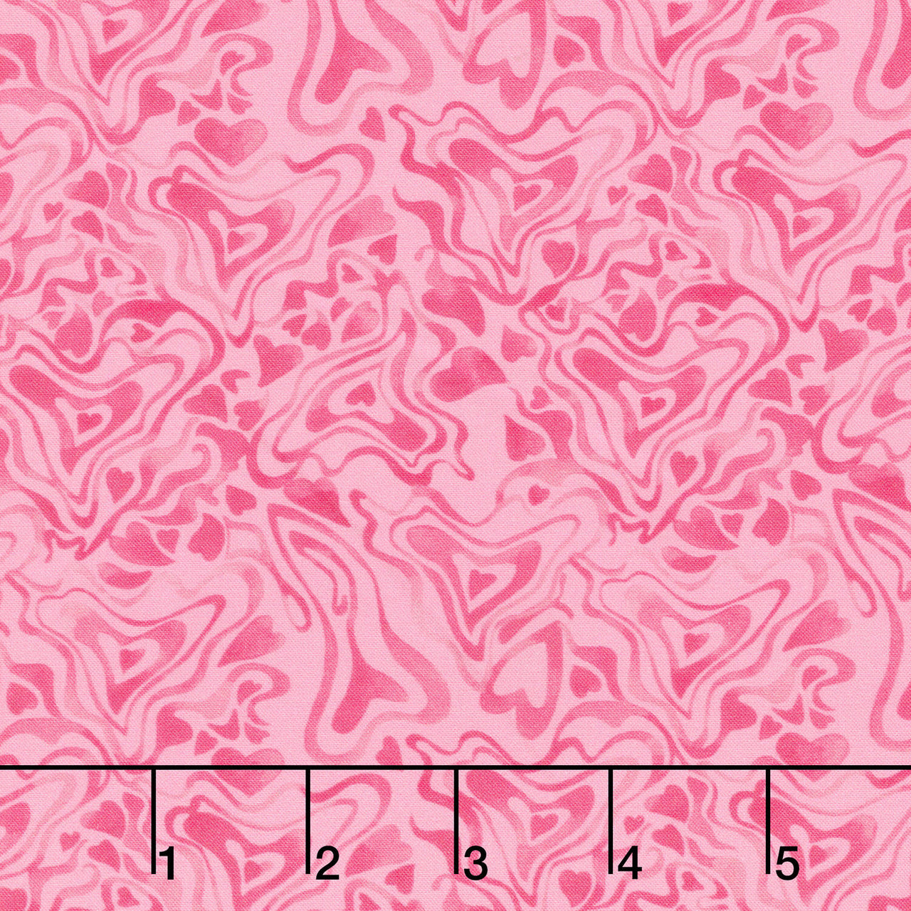 Love Matters - Tonal Hearts Pink Yardage