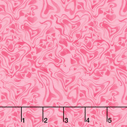 Love Matters - Tonal Hearts Pink Yardage