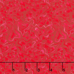 Love Matters - Tonal Hearts Red Yardage