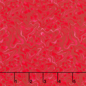 Love Matters - Tonal Hearts Red Yardage