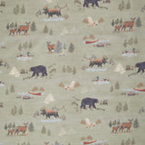 Lake & Lodge - Toile Olive Yardage
