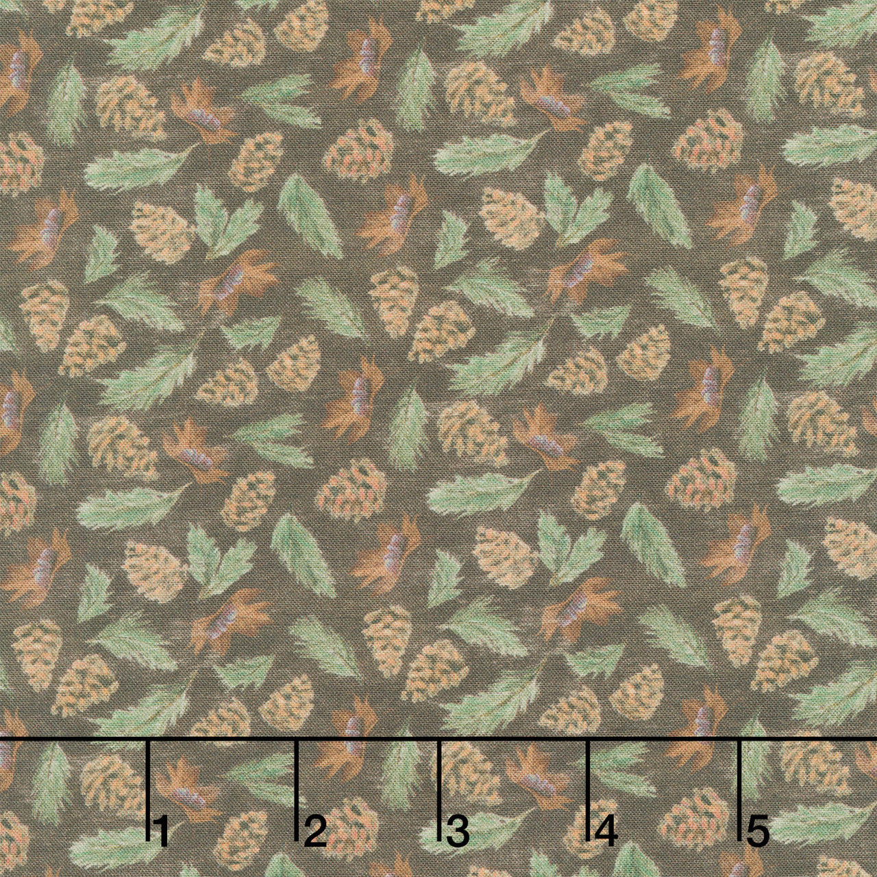 Lake & Lodge - Pinecones Brown Yardage