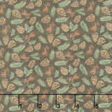 Lake & Lodge - Pinecones Brown Yardage
