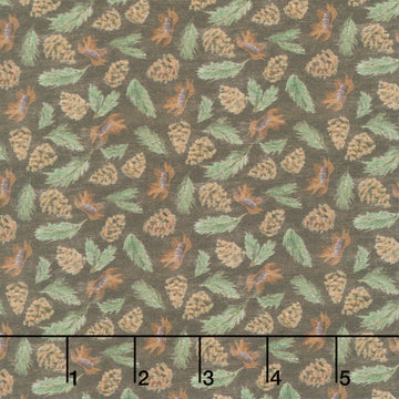 Lake & Lodge - Pinecones Brown Yardage