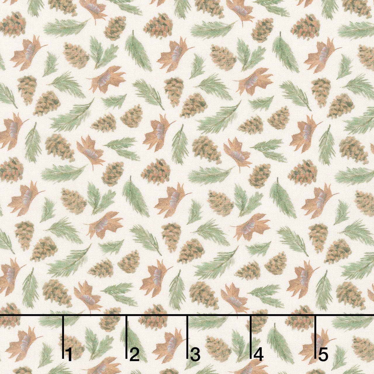 Lake & Lodge - Pinecones Cream Yardage