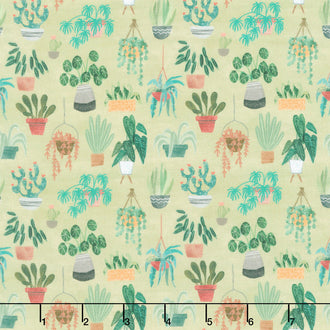 Homebodies - Plants Olive Yardage