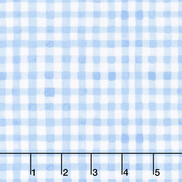 Spring Cheer - Gingham Denim Yardage