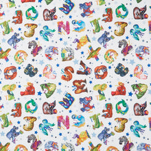 Amazing Alphabet - Alphabet Toss White Yardage