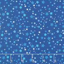 Amazing Alphabet - Stars Blue Yardage