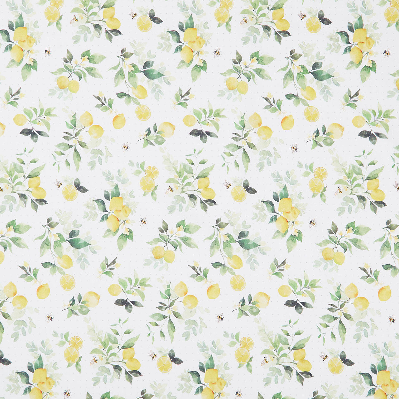 Lemon Zest - Citrus Grove White Yardage