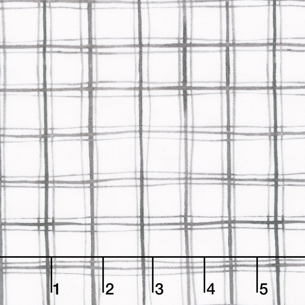 Lemon Zest - Plaid White Yardage