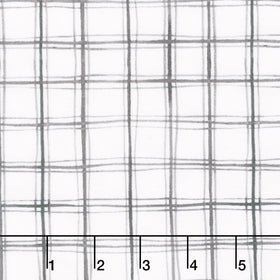 Lemon Zest - Plaid White Yardage