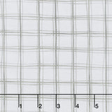 Lemon Zest - Plaid Gray Yardage