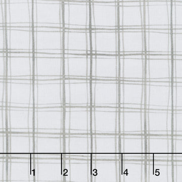 Lemon Zest - Plaid Gray Yardage