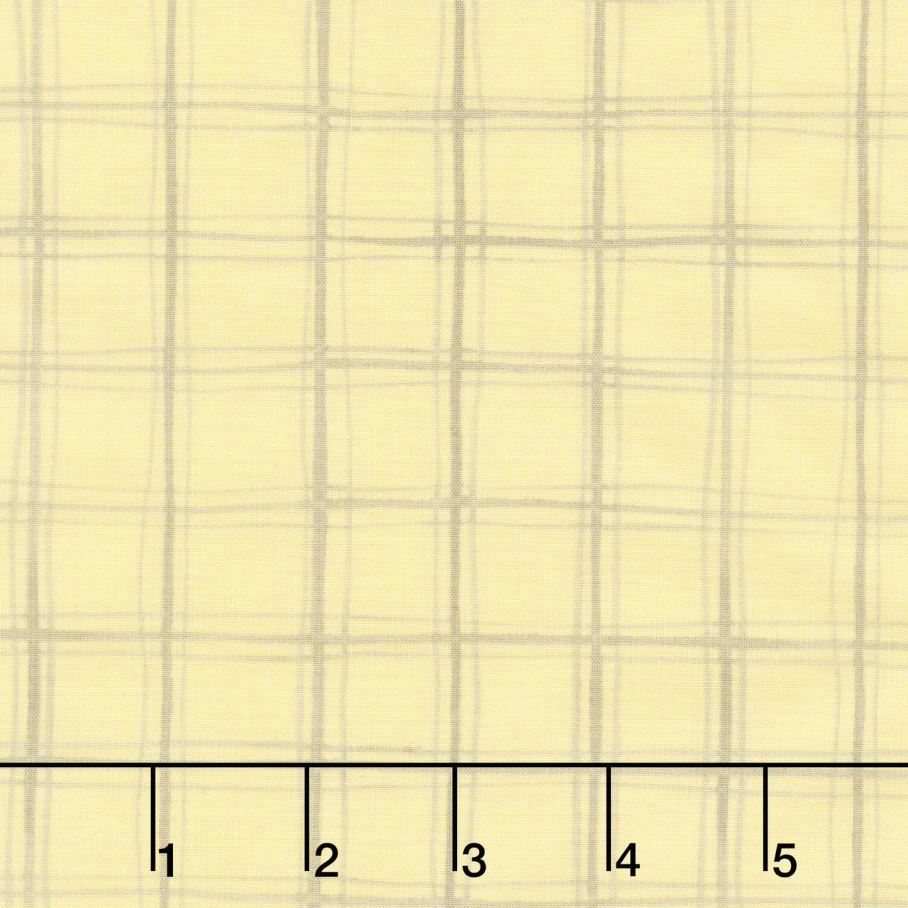 Lemon Zest - Plaid Light Yellow Yardage