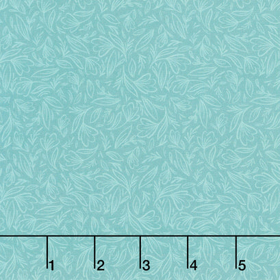 Perfect Blend - Linework Turquoise Yardage