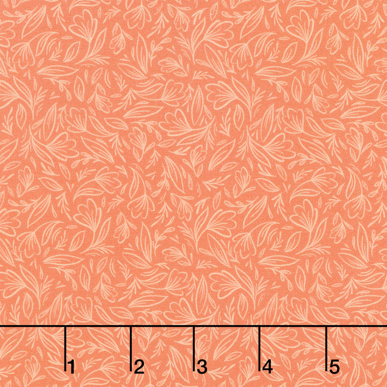 Perfect Blend - Linework Rust Yardage