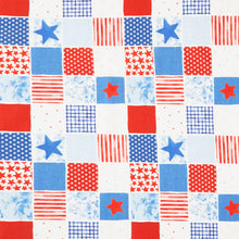 Americana - Patchwork Multi Color Digitally Printed Yardage