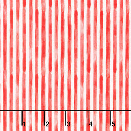 Americana - Stripe Red Digitally Printed Yardage