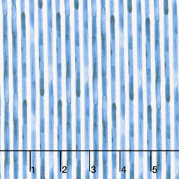 Americana - Stripe Dark Denim Digitally Printed Yardage