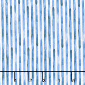 Americana - Stripe Dark Denim Digitally Printed Yardage