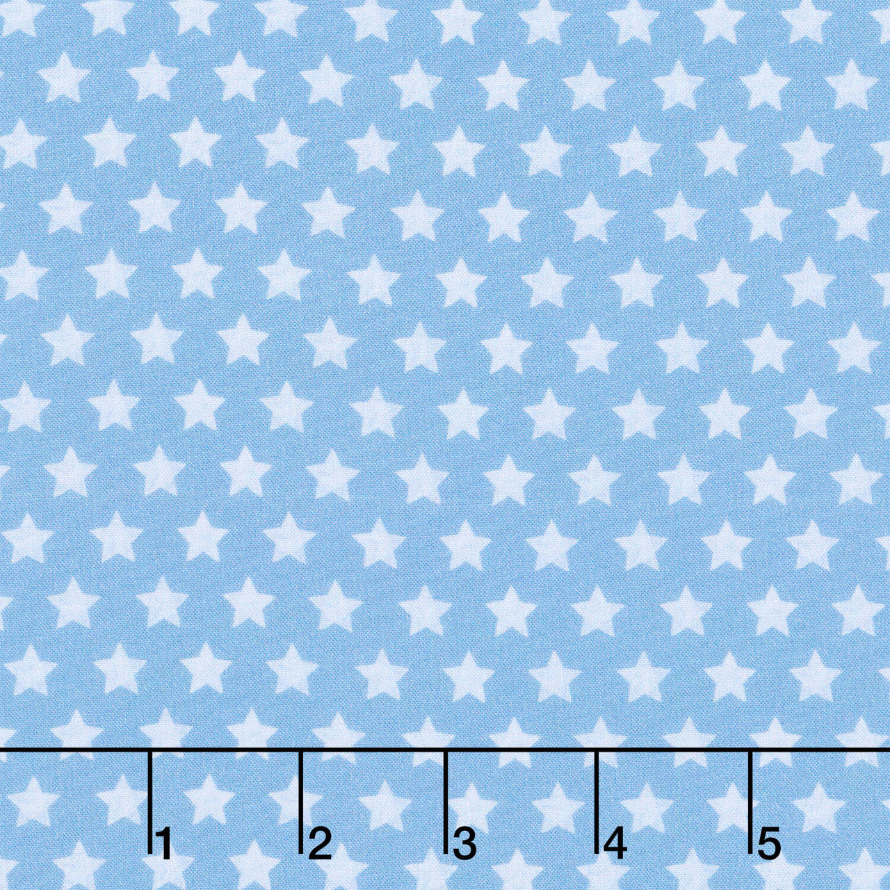 Americana - Stars Denim Digitally Printed Yardage