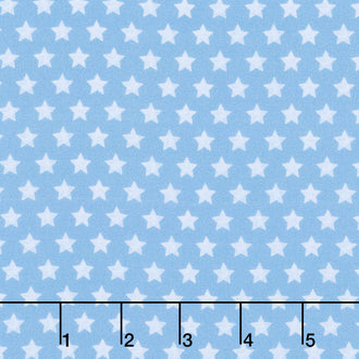 Americana - Stars Denim Digitally Printed Yardage