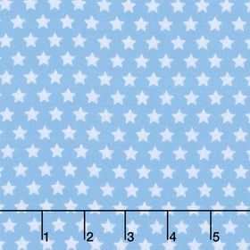 Americana - Stars Denim Digitally Printed Yardage