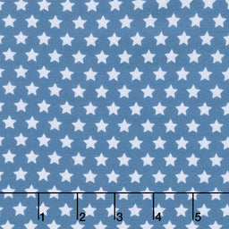 Americana - Stars Dark Denim Digitally Printed Yardage