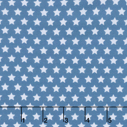 Americana - Stars Dark Denim Digitally Printed Yardage
