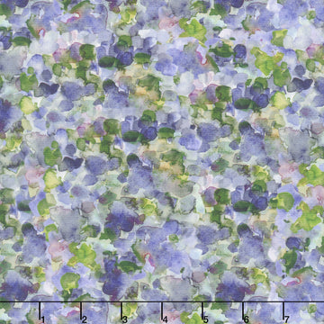 Sunflower Song - Paint Dabs Multi Color Digitally Printed Yardage