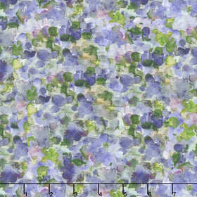 Sunflower Song - Paint Dabs Multi Color Digitally Printed Yardage
