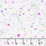 Chateau En Fleur - Allover Floral White Yardage