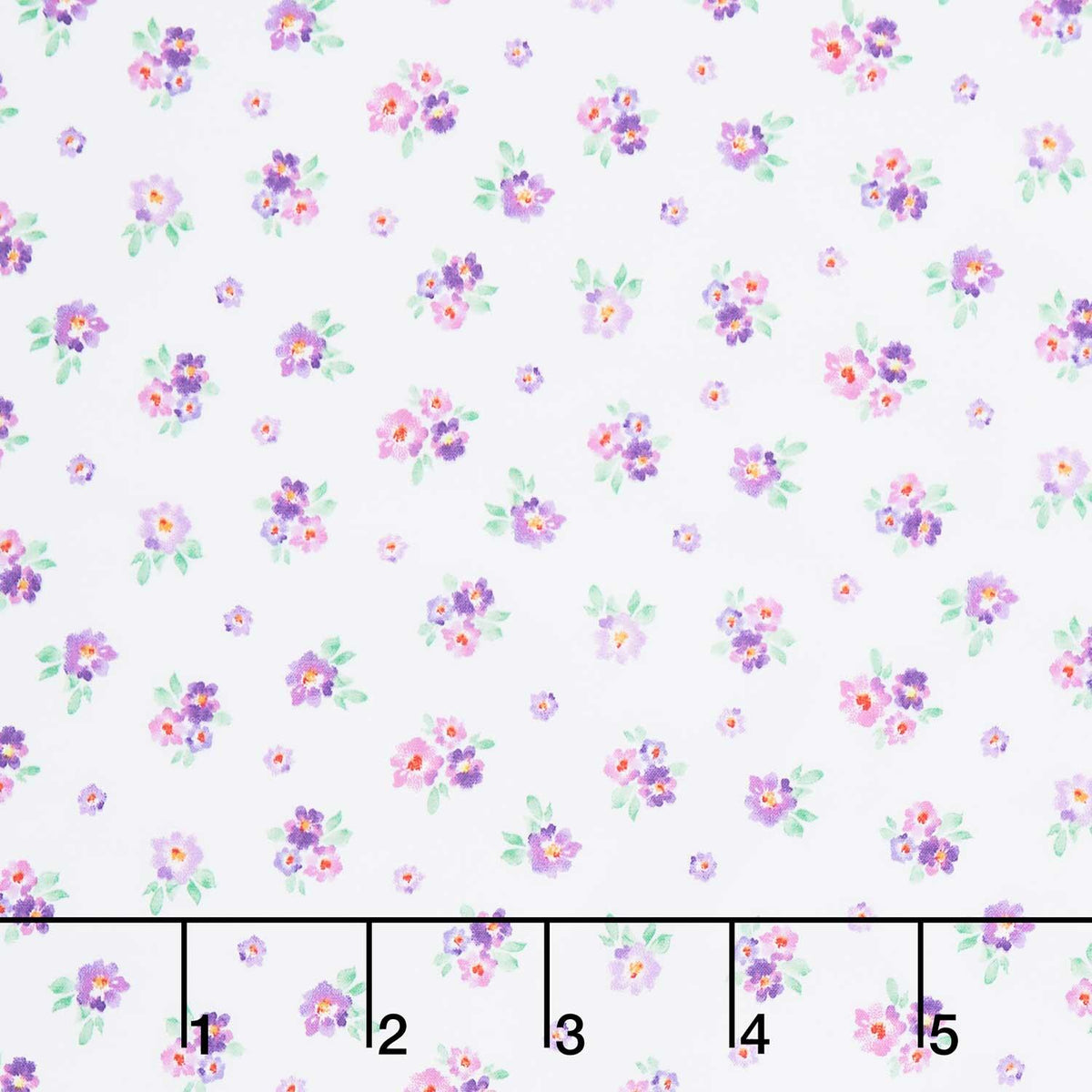Chateau En Fleur - Ditsy White Yardage