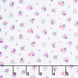 Chateau En Fleur - Ditsy White Yardage