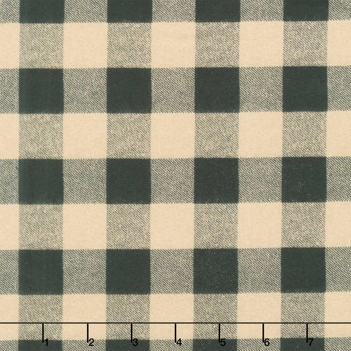 Great Outdoors Flannel - Buffalo Plaid Khaki Yardage