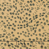 Great Outdoors Flannel - Animal Tracks Dark Khaki Yardage