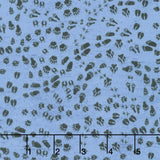 Great Outdoors Flannel - Animal Tracks Blue Yardage