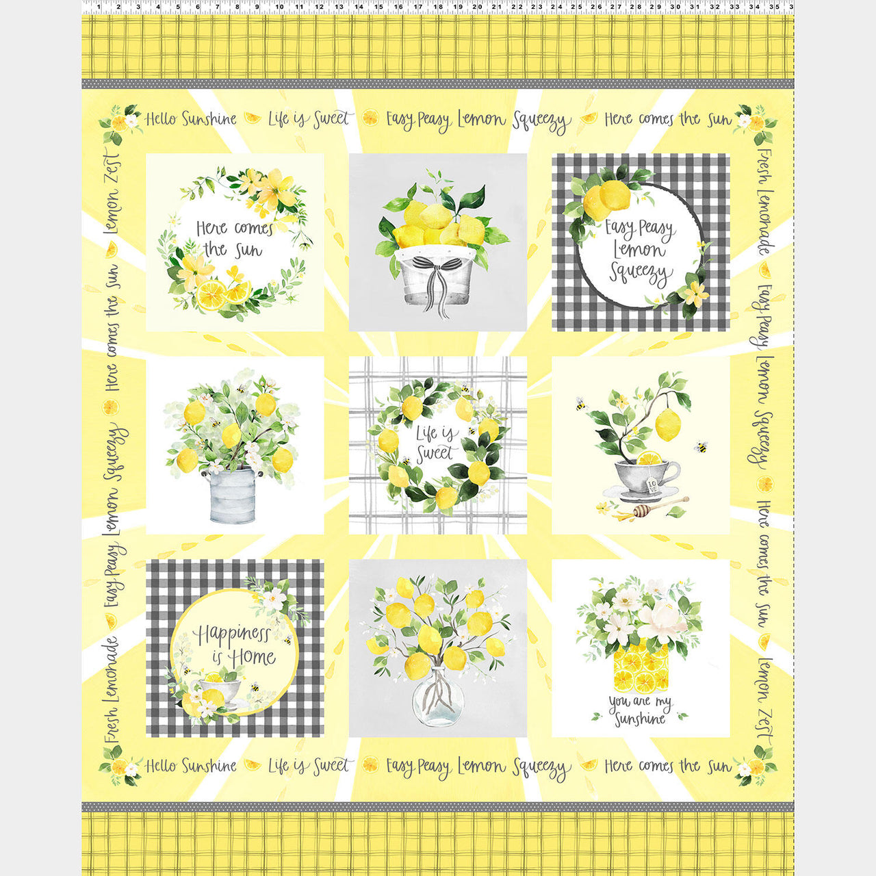 Lemon Zest - Lemon Multi Panel