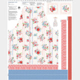 Americana - Apron Light Cream Canvas Digitally Printed Panel